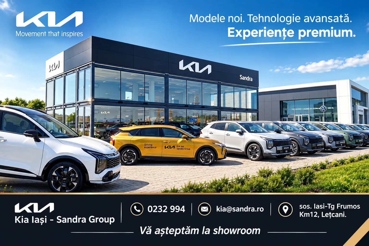 Cea mai bună ofertă la KIA Iași Sandra Group