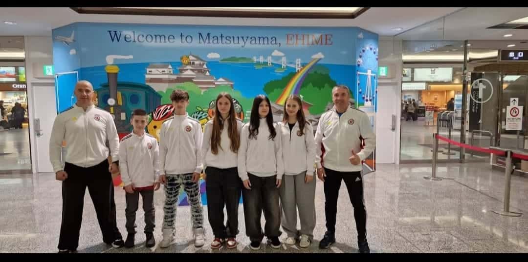 Sportivii antrenați de Ovidiu Sfetcu la Campionatul Mondial de Karate JSKA din Japonia
