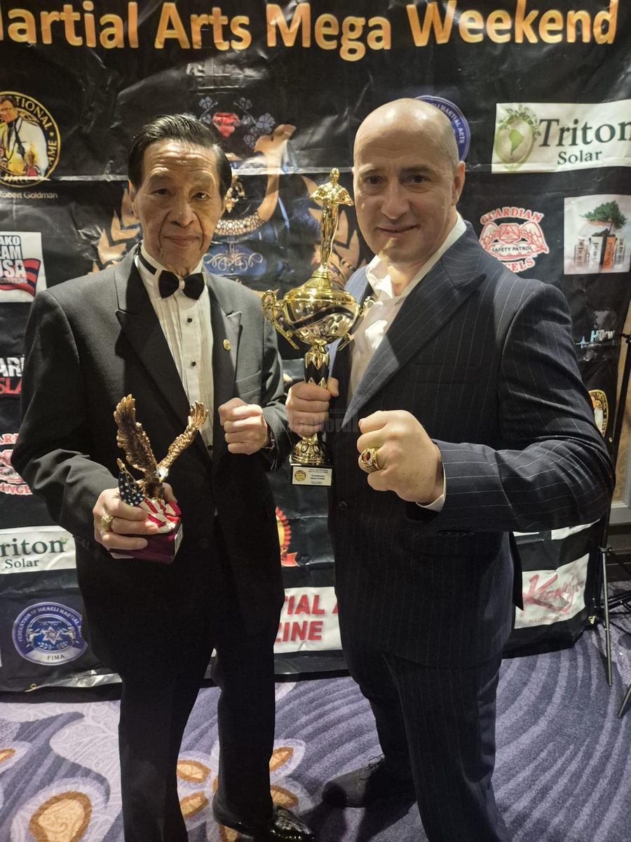 Ovidiu Sfetcu premiat cu Oscarul artelor marțiale la Atlantic City