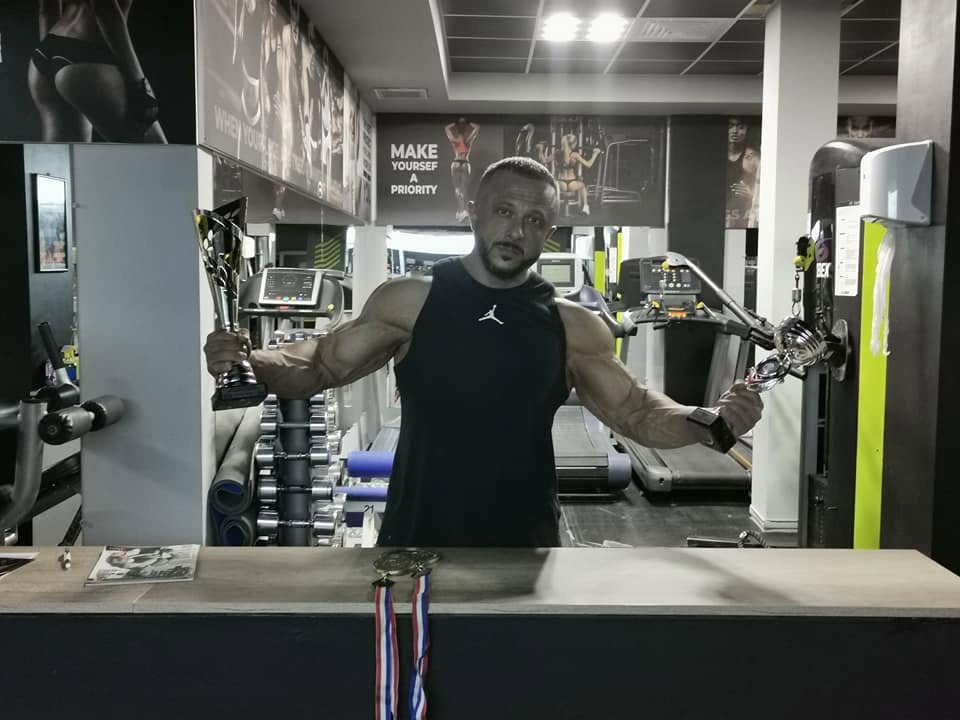Ovidiu Sfetcu la antrenament în sala Sport Center Suceava